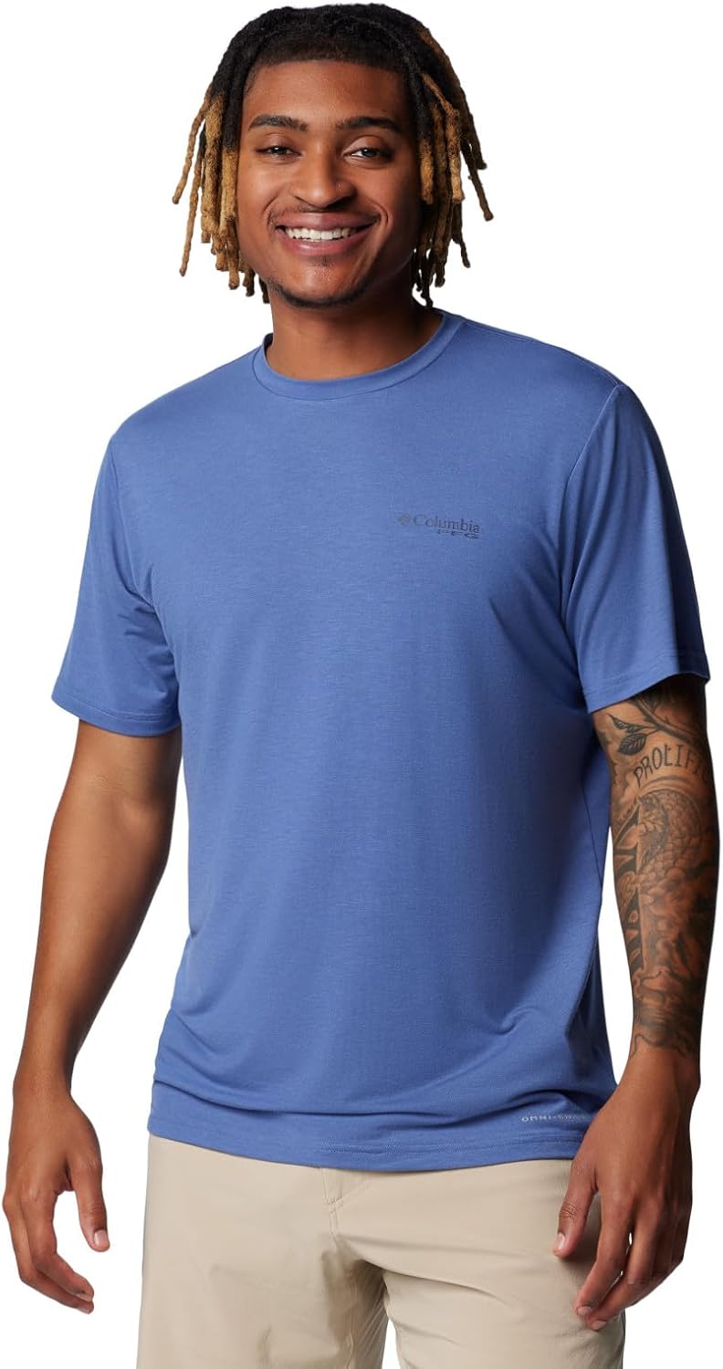 Columbia Men's PFG Uncharted Tech Tee Short Sleeve - Image 8