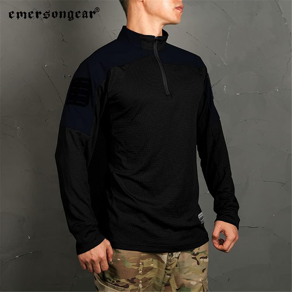 emersongear UMP Frogmen Tactical Airsoft Paintball Hiking Quick Dry Shirts for Men Long Sleeve Gym Training - Image 2