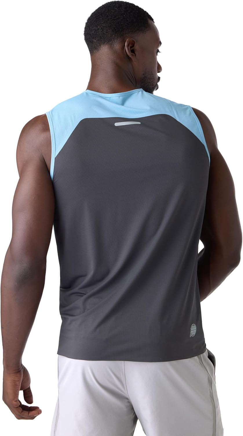 Future Planet Men's Horizon Quick-Dry Performance Sport Athletic Active Outdoor Muscle Tee Tank Top