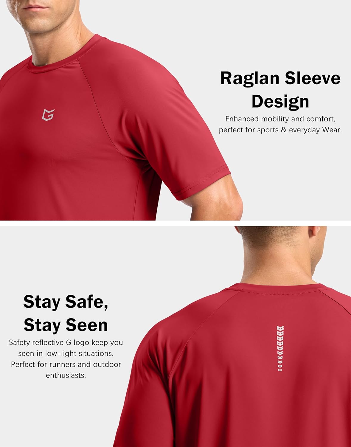 G Gradual Men's Workout Athletic T-Shirts Moisture Wicking Cooling Running Shirts Short Sleeve Performance Tee for Gym Tennis - Image 5