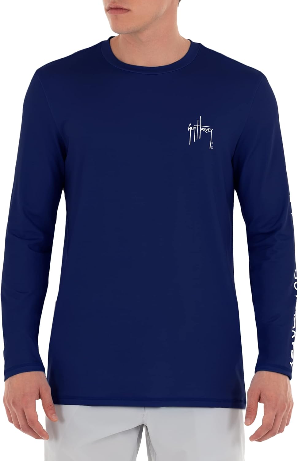 Guy Harvey Men's Long Sleeve Performance T-Shirt with UPF 30+ Sun Protection - Image 8
