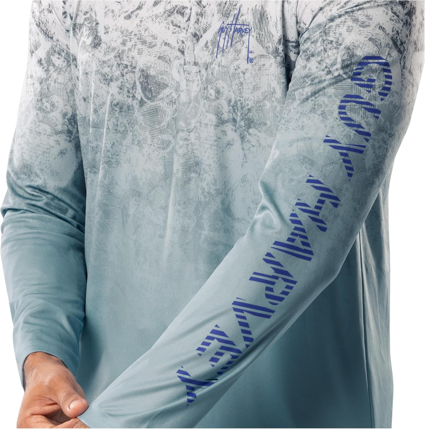 Guy Harvey Men's Long Sleeve Performance T-Shirt with UPF 30+ Sun Protection - Image 3