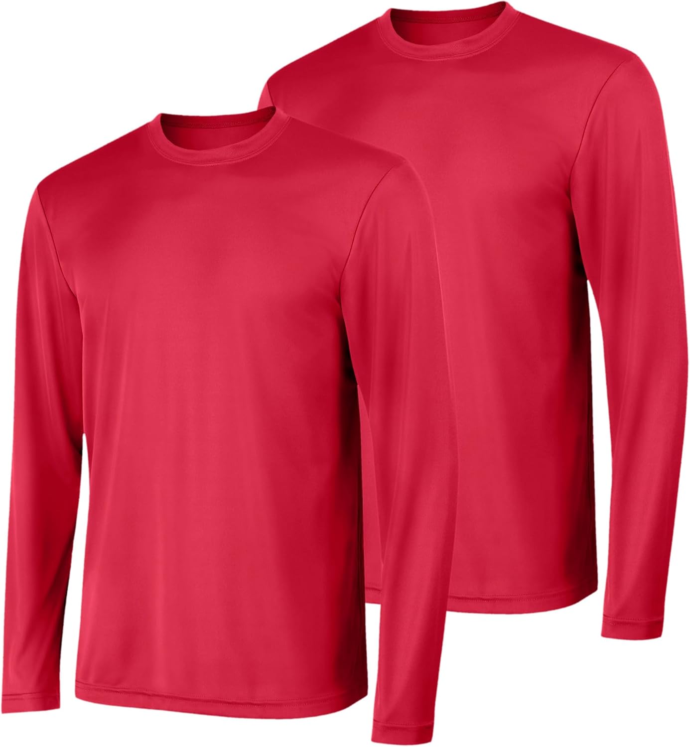 Hanes Sport Men's Long-Sleeve T-Shirt Pack, Cool DRI Moisture-Wicking Performance T-Shirts, Performance Tee, 2-Pack - Image 14