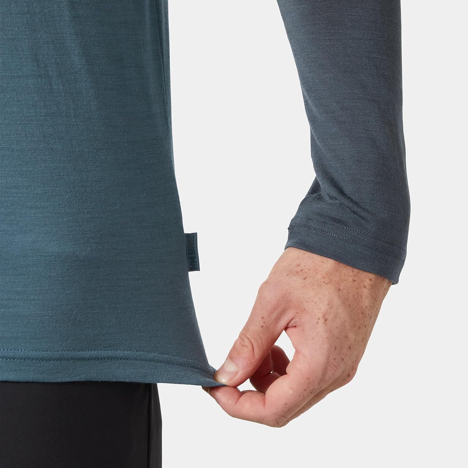 Helly-Hansen HH Durawool Crew LS Men's T-Shirt - Premium Sportswear, Breathable Long Sleeve, Ideal for Outdoor Activities - Image 6