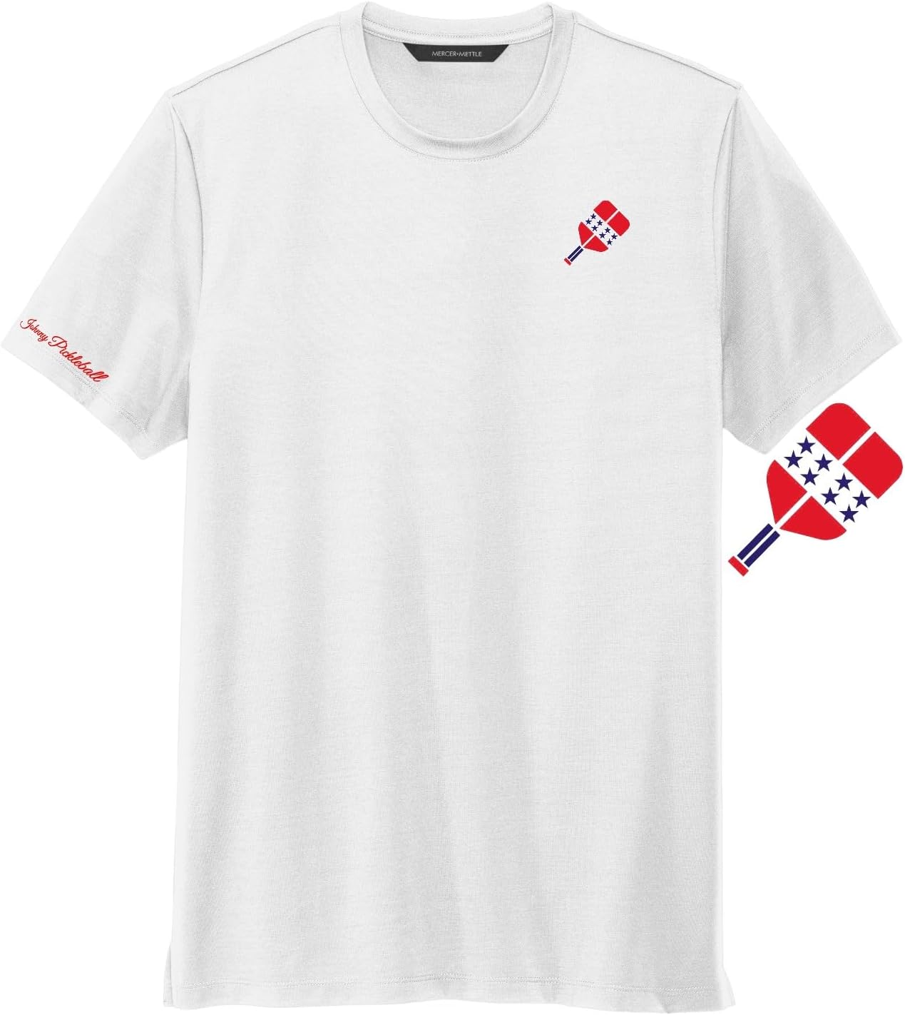 Johnny Pickleball Performance Stretch 5.0 Crew Neck Tshirt - Image 3