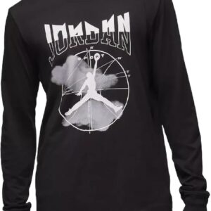 Jordan Sport Men's Long Sleeve Cotton Tee Top Shirt