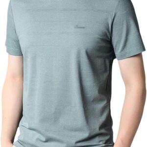 keusyoi Men T-Shirt Tops Short Sleeve Basic Business Casual Tees Summer Athletic T-Shirts Mens Clothes