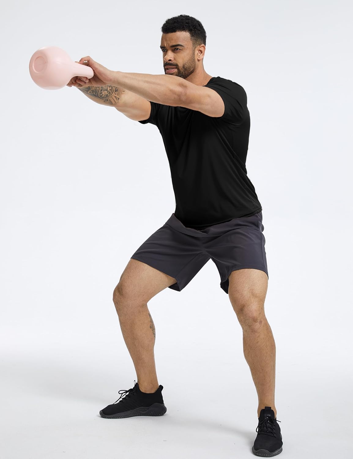 KINSWT Men's Swim Shirt Short Sleeve UPF 50+ Sun Protection UV SPF Rash Guard Moisture Wicking Quick Dry Shirts - Image 5