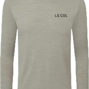 LE COL ARC Men's Merino Long Sleeve T-Shirt | Italian Merino Blend Cycling Top | Fast Wicking, Temperature Regulating | S-XL