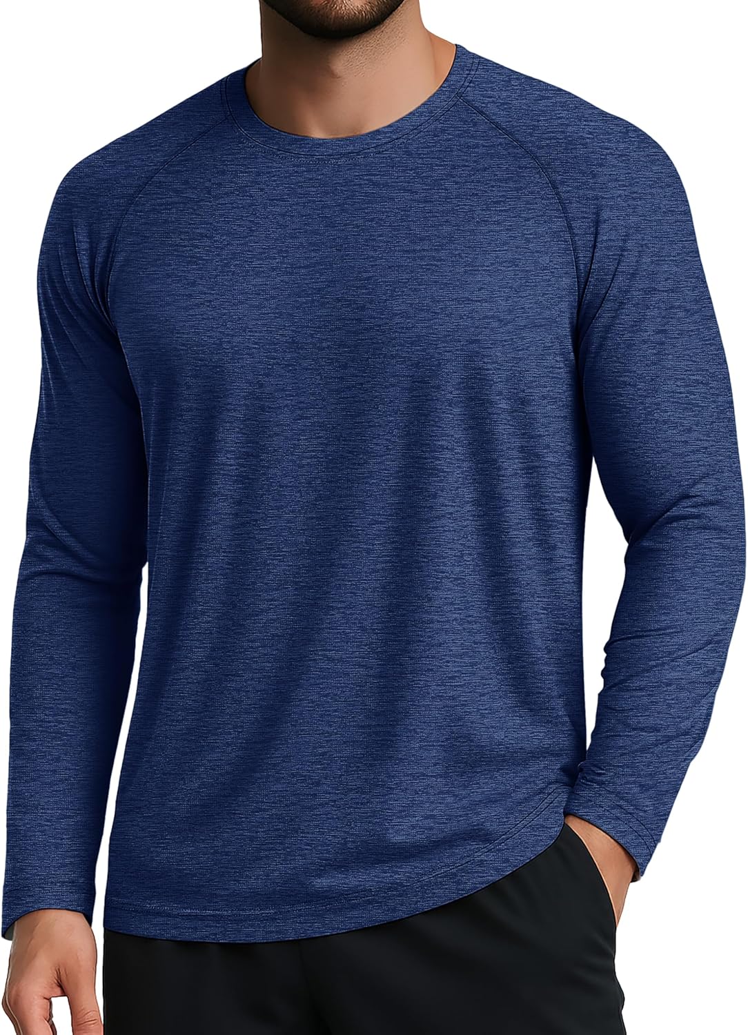 MAGCOMSEN Men's Long Sleeve Shirts UPF 50+ Sun Protection Dry Fit Shirts Athletic Fishing Hiking Workout Rash Guard - Image 9