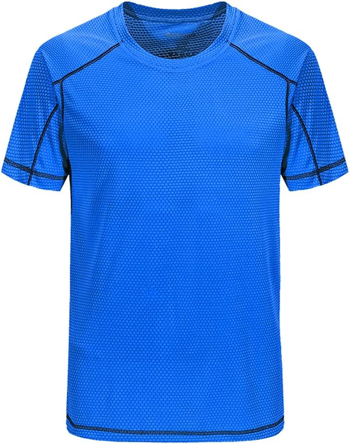 Men's Dry Fit Tshirt Short Sleeve Moisture Wicking Athletic Shirts Sport Active wear Tee Round Neck Workout Top - Image 9