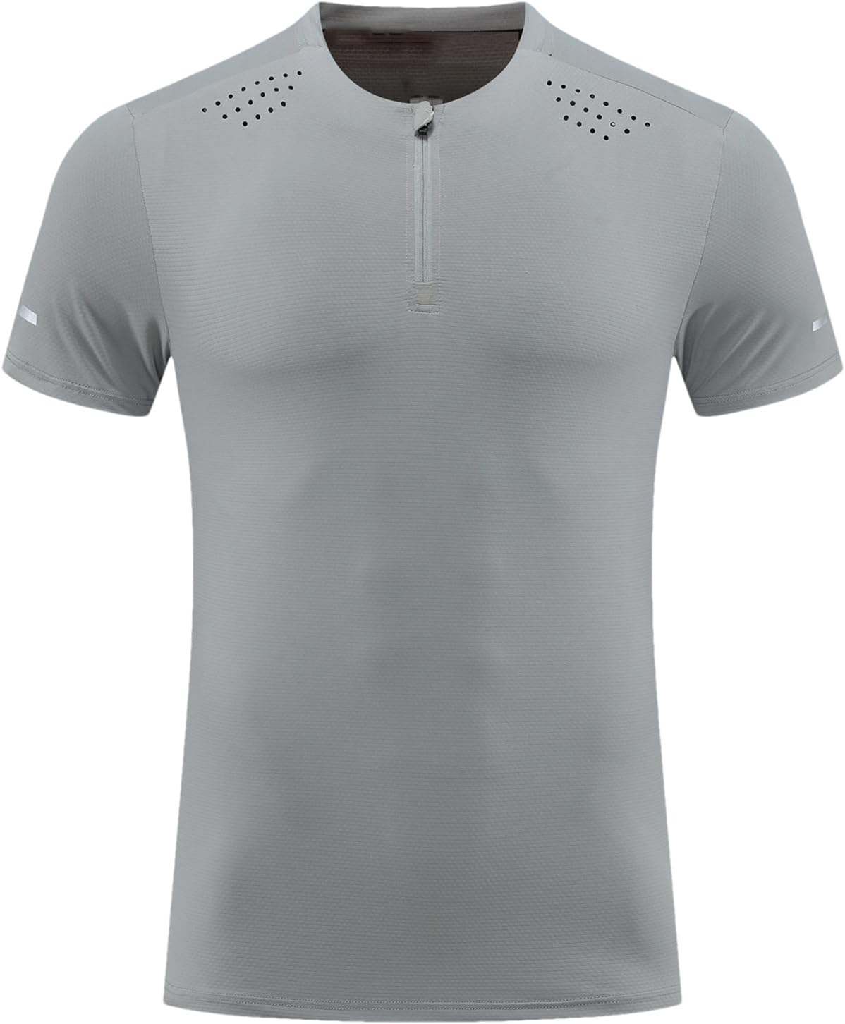 Men's Reflective Sport T-Shirt, Quick-Dry Gym Running Top - Image 11