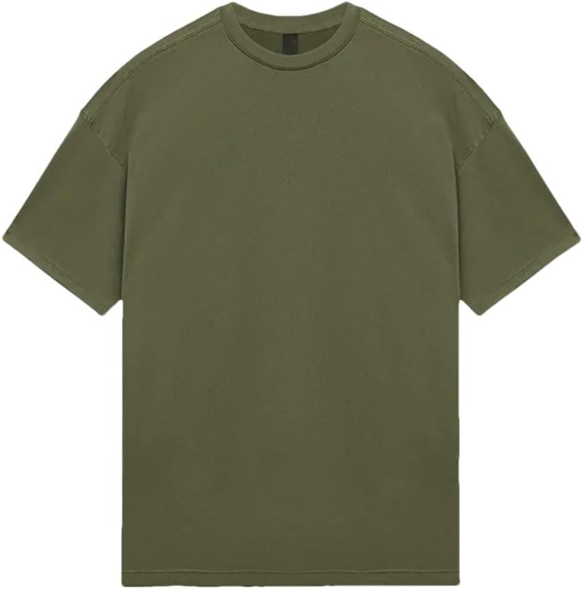 Mens Summer Casual Loose T Shirt O Neck Short Sleeve Quick Dry Breathable Gym Fitness Top - Image 9