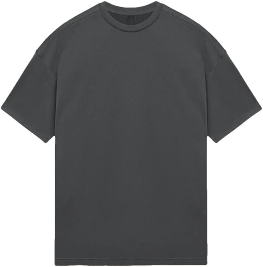 Mens Summer Casual Loose T Shirt O Neck Short Sleeve Quick Dry Breathable Gym Fitness Top