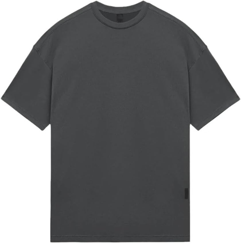 Mens Summer Casual Loose T Shirt O Neck Short Sleeve Quick Dry Breathable Gym Fitness Top - Image 5