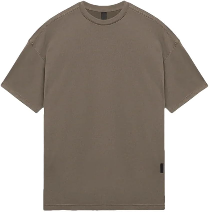 Mens Summer Casual Loose T Shirt O Neck Short Sleeve Quick Dry Breathable Gym Fitness Top - Image 6