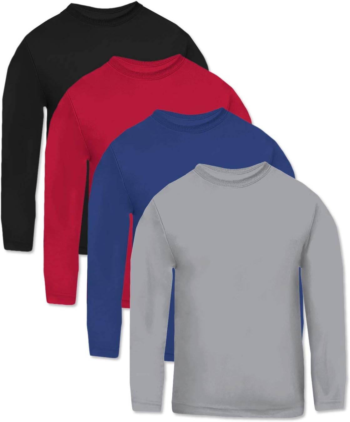 Multi Pack Hanes Men?s Cool Dri Long Sleeve Performance
