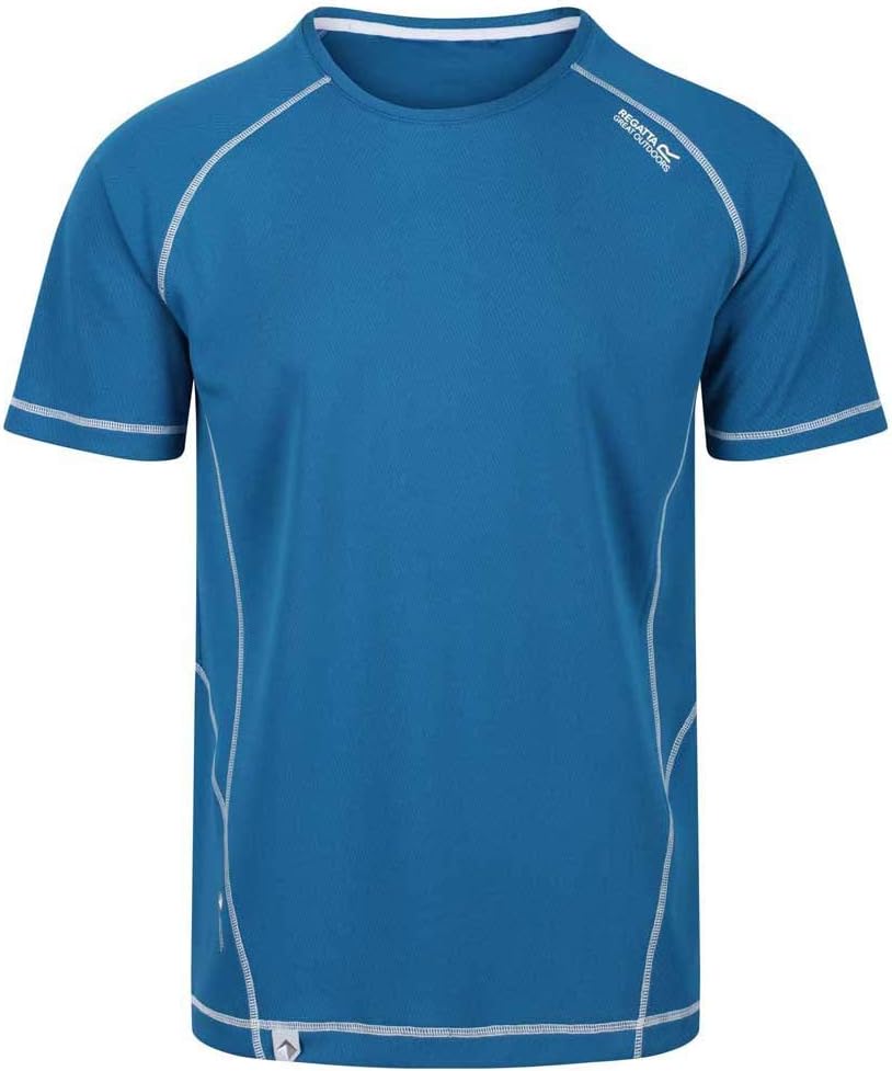 Regatta Men's Virda Ii Short-Sleeved Sports Technical T-Shirt Lightweight, Breathable and Quick Drying - Image 7