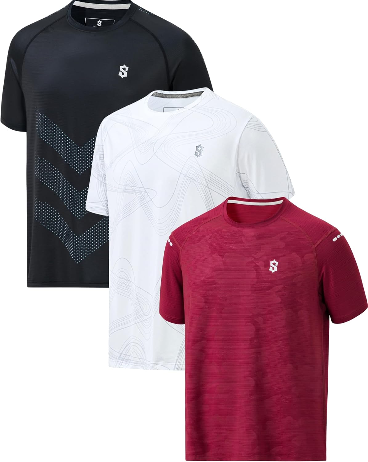 SUNTASY Men's Dry Fit Workout Shirts - Moisture-Wicking, Quick-Dry, 4-Way Stretch Premium Athletic Tees for Running & Sports - Image 22