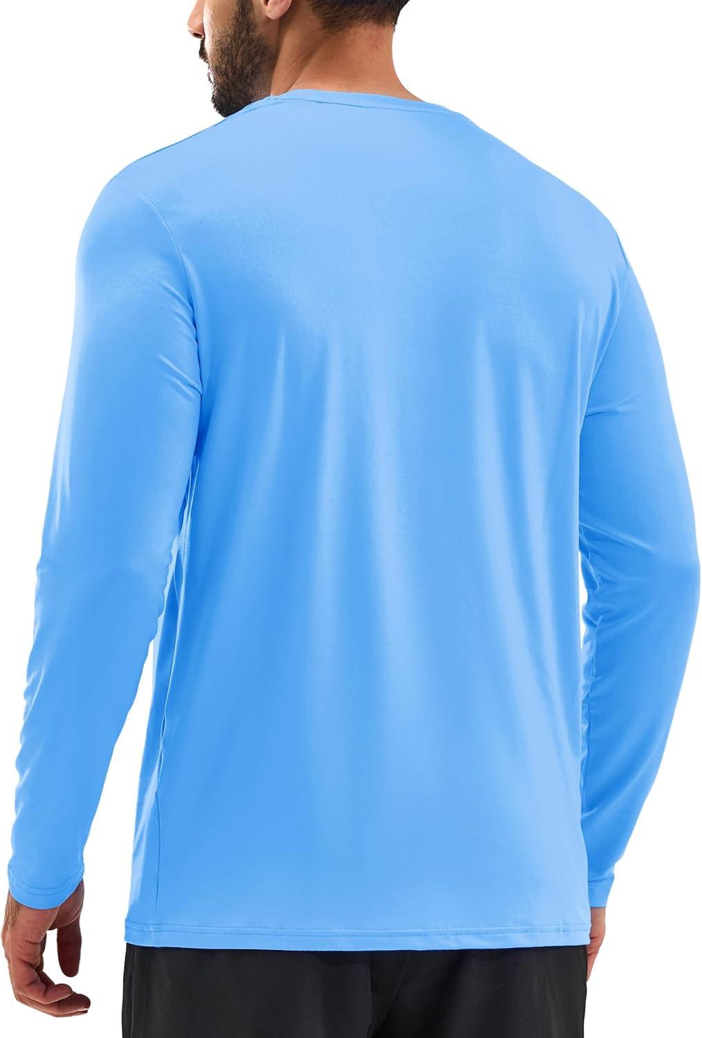 TACVASEN Men's Long Sleeve UPF 80+ Shirts Sun Protection UV SPF Shirts Rash Guard Fishing Running Quick Dry Lightweight - Image 2