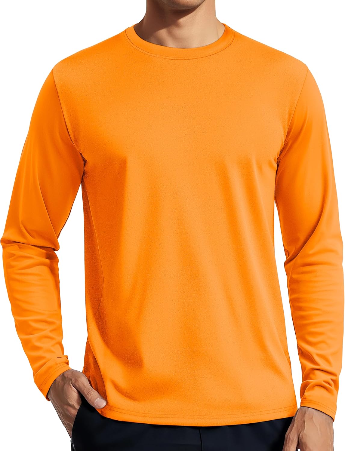 TACVASEN Men's Long Sleeve UPF 80+ Shirts Sun Protection UV SPF Shirts Rash Guard Fishing Running Quick Dry Lightweight - Image 13