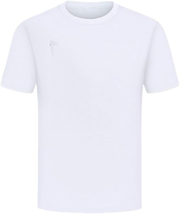 THJKUPO Breathable Round Neck Versatile Short Sleeves Casual Cotton Quick Drying T-Shirt Outdoor Sports Stretch Top Vest