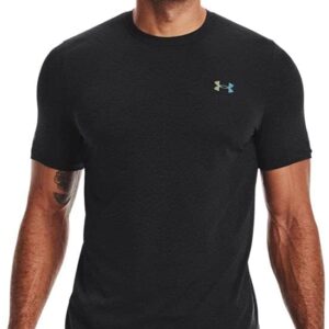 Under Armour Rush Seamless Short-Sleeve Shirt - Men's Halo Gray\/Black