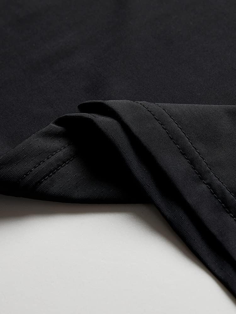 ZUIAI Nylon Silk Basic T-Shirts Men Short Sleeve Sportswear Breathable Quick Dry Gym Tshirts Male Cooling Workout Tees - Image 4