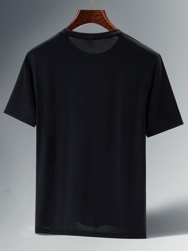 ZUIAI Nylon Silk Basic T-Shirts Men Short Sleeve Sportswear Breathable Quick Dry Gym Tshirts Male Cooling Workout Tees - Image 3